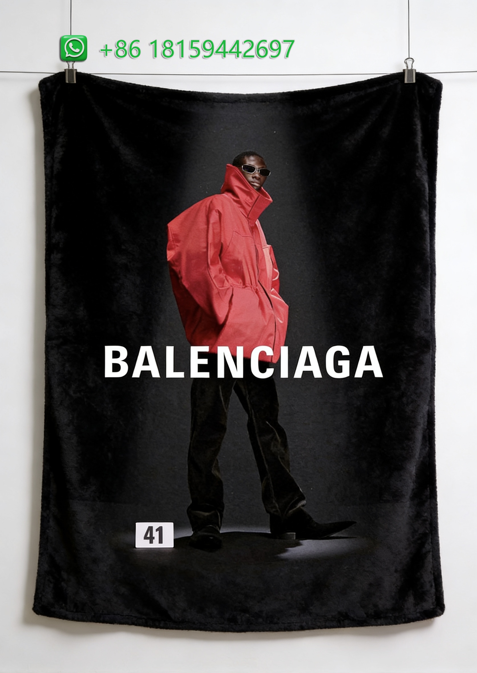 Balenciaga Throw Blankets